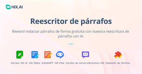 Escritor de párrafos con IA gratuito .